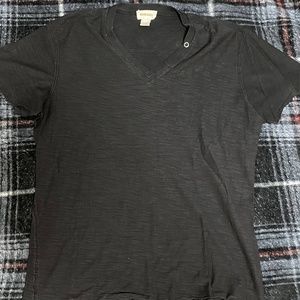 Diesel Men's Black V-Neck Tee